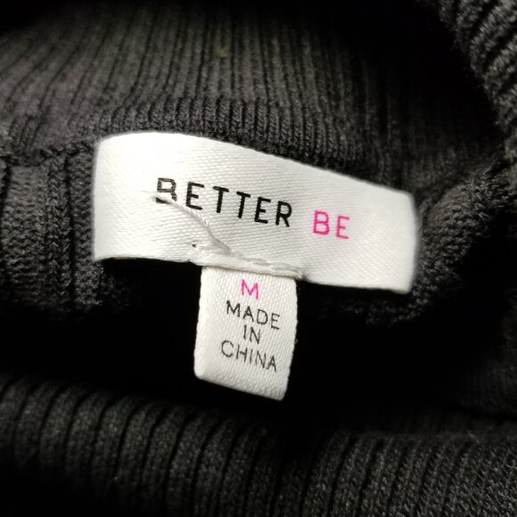 Better Be Women’s Medium Black Sweater Dress Citywear Business Party Warm - Picture 6 of 7